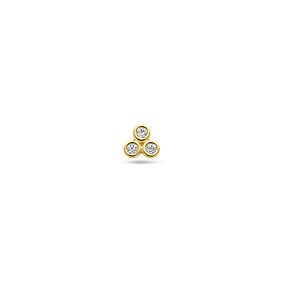 flat back piercing zirkonia 3 mm