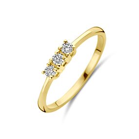 ring diamant 0.12ct h si