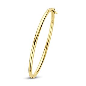 bangle charnière tube rond 3 mm - or