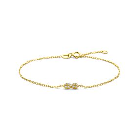 armband infinity zirkonia 16 - 18 cm
