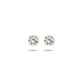 9k zirconia stud earrings