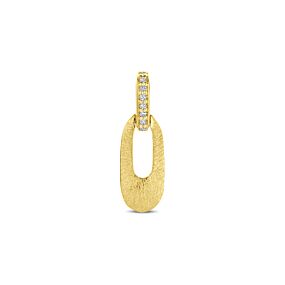 hanger poli/mat diamant 0.03ct h si 20 mm