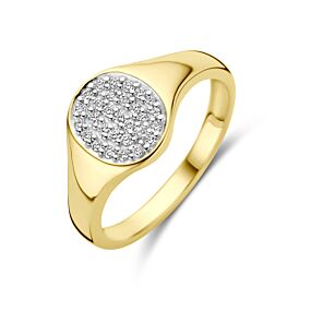ring diamant gestift 0.15ct h si