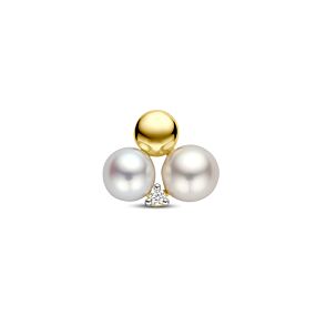 hanger parels en diamant 0.02ct h si 11 mm