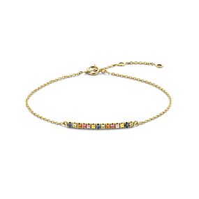 armband regenboog saffier