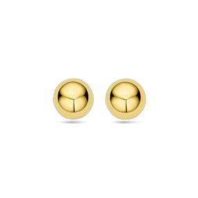 boucles d'oreille clous boule - or