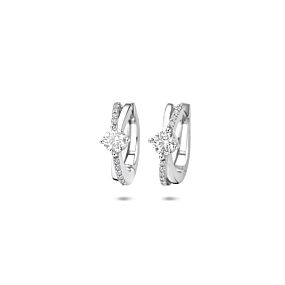 boucles d'oreilles clips zircon 16 mm