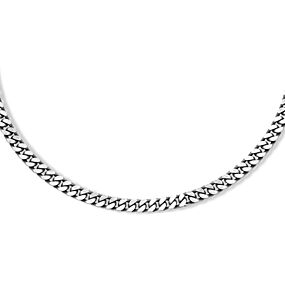 collier oxi gourmette 6-zijdes geslepen 4,6 mm