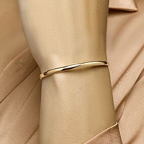 bangle massief ovale buis 4,0 mm