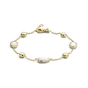 armband parelmoer 17,5 - 19 cm