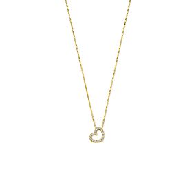 collier hartje lab grown diamant 0.08ct g vs 40 + 2 + 2 cm 