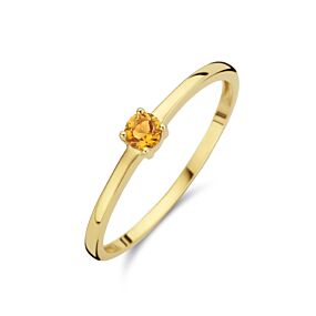 ring met geboortesteen citrien november