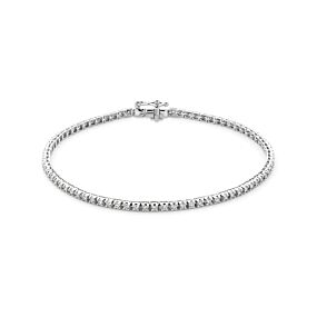 tennisarmband lab grown diamant 1.00ct f vs 2,1 mm 17,5 cm