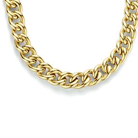collier gourmette 5,8 mm 45 cm 3 micron met groot springslot