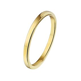 bague empilable - or