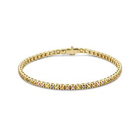 tennisarmband regenboog saffier 1.818ct 2.9mm 18cm